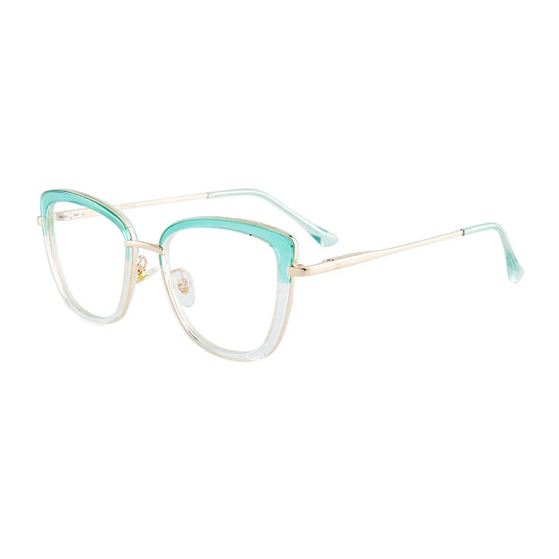 Modische bedruckte Brillengestelle für Damen, Anti-Blaulicht-Brille für Menschen mittleren Alters und ältere Menschen, trendige Brille 46957