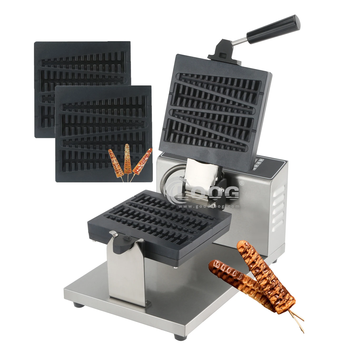 

Electric Waffle Stick Maker Machine Removable Plates Non Stick High Quality Lolly Stick Waffle Maker For Sale