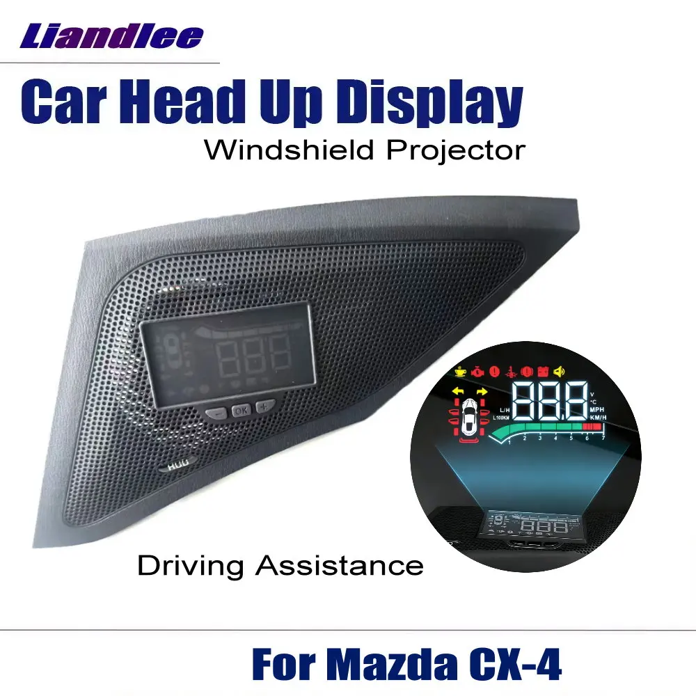 

Car HUD Head Up Display For Mazda CX-4 (GK) 2016-2025 Auto Electronic Accessories Windshield Projector