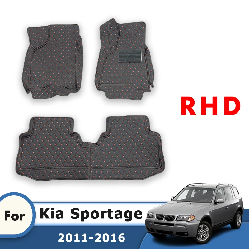 

Автомобильные коврики с правым рулем для KIA Sportage 2016 2015 2014 2013 2012 2011 2010 2009 2008 2007, аксессуары на заказ (подвеска дроссельной заслонки)