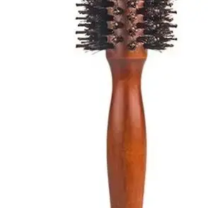 Anti Static Wood Boar Bristle Hair Round Brush Hairdresser Styling Tools Teasing Brush For Hair Curly Comb Hair Brush