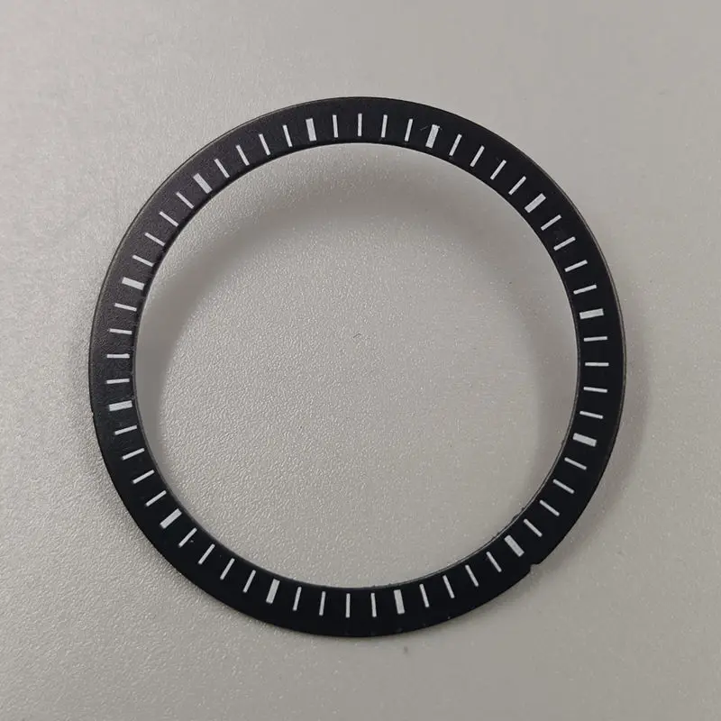 Fit For NH35 NH36 NH38 NH70 4R Movement 28.5mm Scale Dial Inner Chapter Ring Watch Dial Green Luminous Chapter Inner Bezel Ring