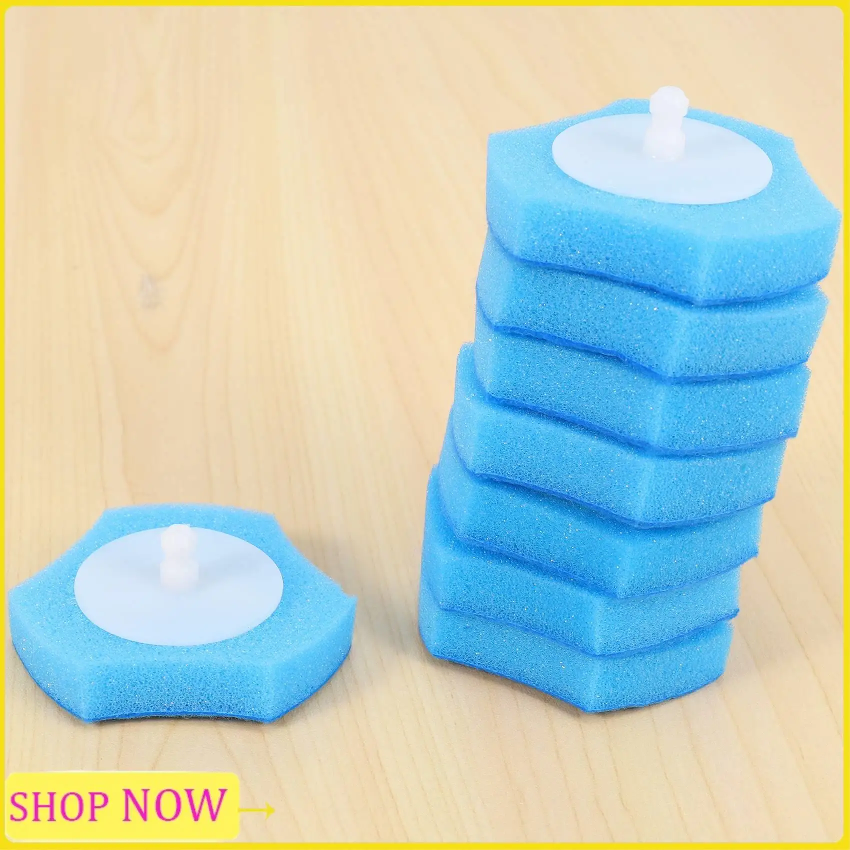 نظام تنظيف المرحاض الخاص القابل للتصرف، المرحاض القابل للتصرف، عبوة قابلة لإعادة التعبئة، فرشاة جديدة قابلة للتنظيف - 48 عبوة إعادة تعبئة