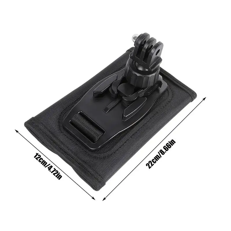 Крепление на ремень для рюкзака для камеры, вращающаяся на 360 градусов подставка для нагрудного ремня для камеры с регулируемой наплечкой, быстроразъемный кронштейн для