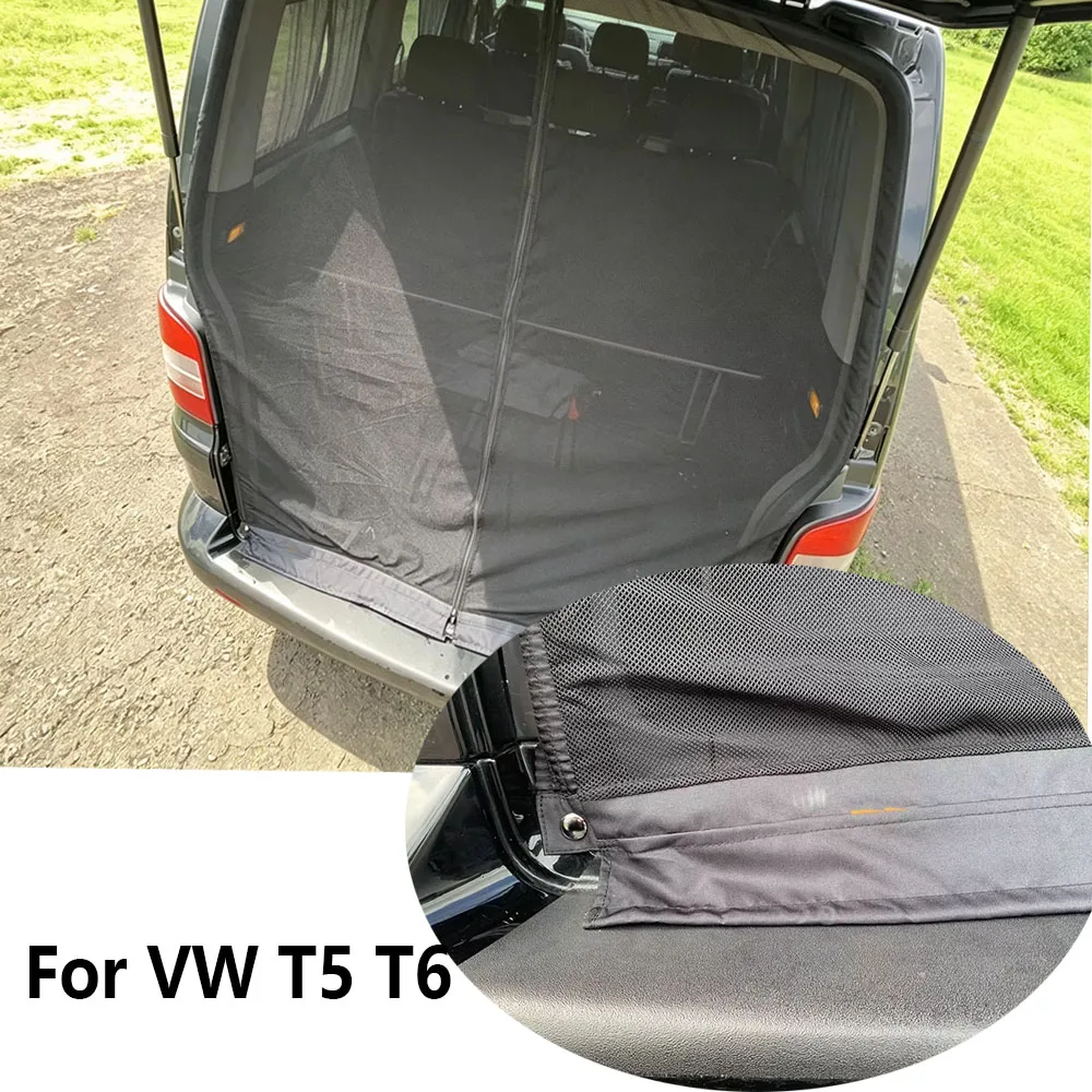Magnetic Insect Screen for VW T5 T6 Transporter Tailgate Barn Door Fly Net Standard Roof Camper Vehicle Specific Accessory