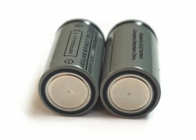 18350 리튬 이온 배터리 셀, 토치, 전자 담배, 디지털 제품 보조배터리, 900MAH, 3.7V, 4.2V