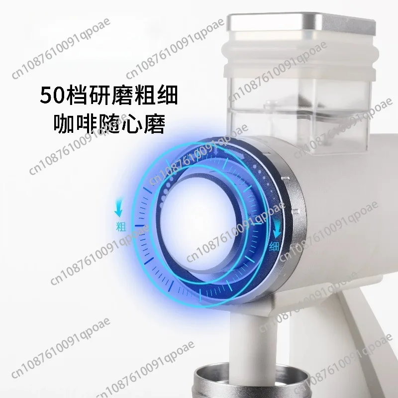 Commercial 60mm Flat Burr Titanium Home Coffee Espresso Grinder Adjustable Speed Coffee Grinder Coffee Grinder