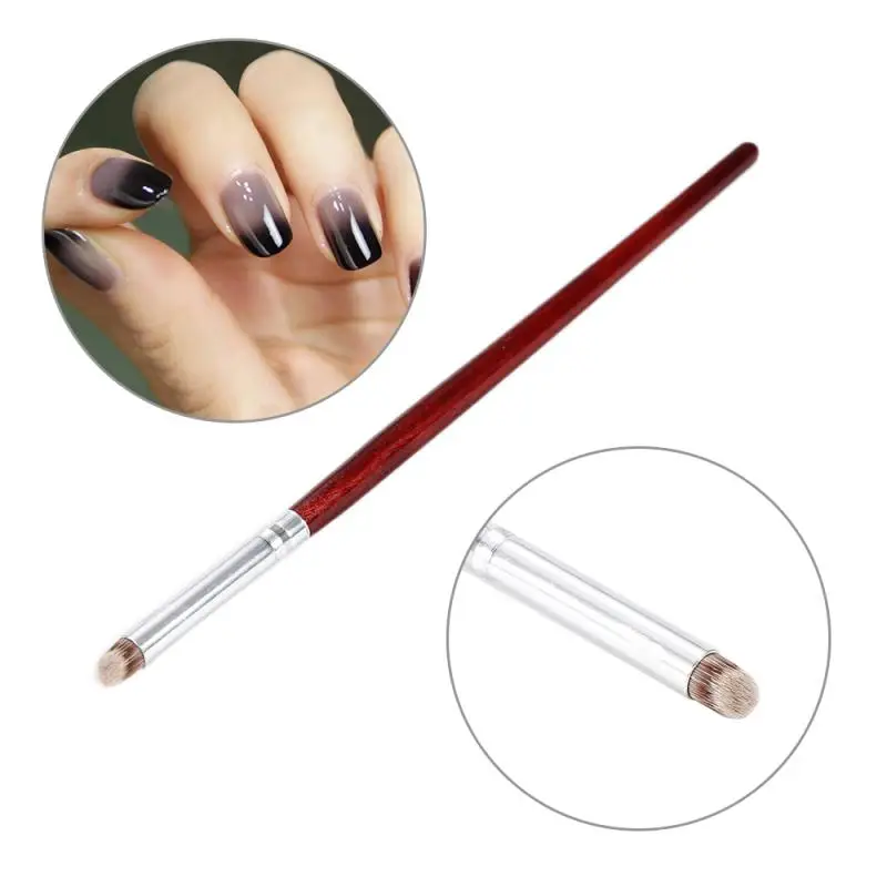 Gradient Smudge Nail Brush Art Brushes For Manicure Uv Gel Polish Draw Paint Wooden Pen Nail Tools Accesoires Set