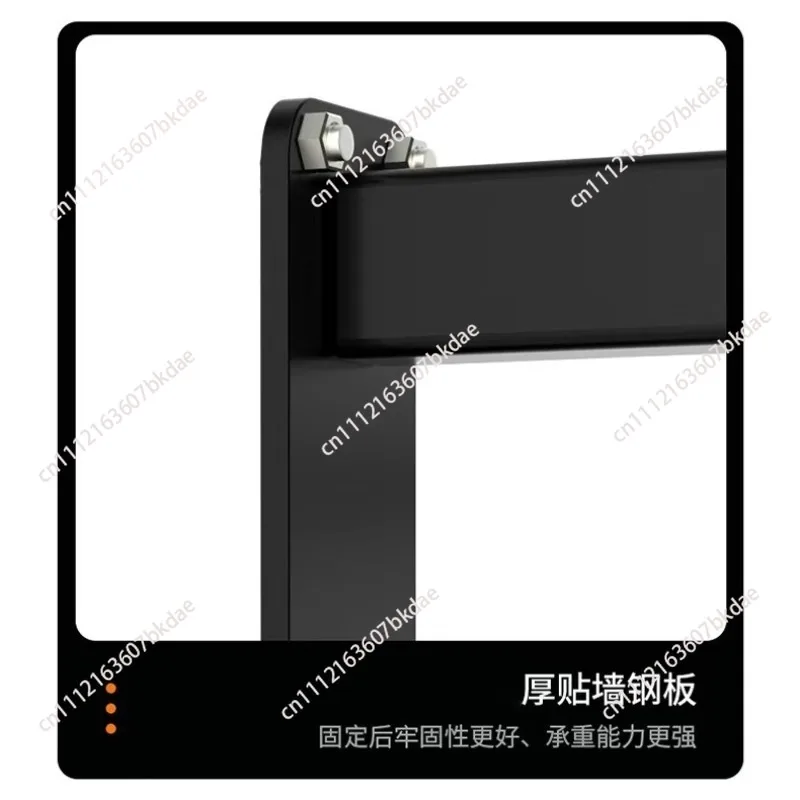 Stainless Steel Multi-position Door Horizontal Bar Wall-mounted Wall Punching Horizontal Bar Pull-up Household