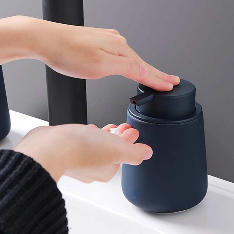 زجاجة يد من السيراميك للحمام ، جل الاستحمام ، ملحقات الحمام