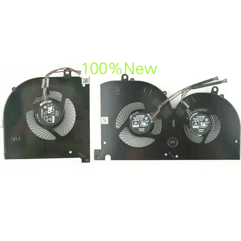 

New CPU GPU Cooling Fan For MSI GS75 Stealth P75 creator MS-17G1 MS-17G2