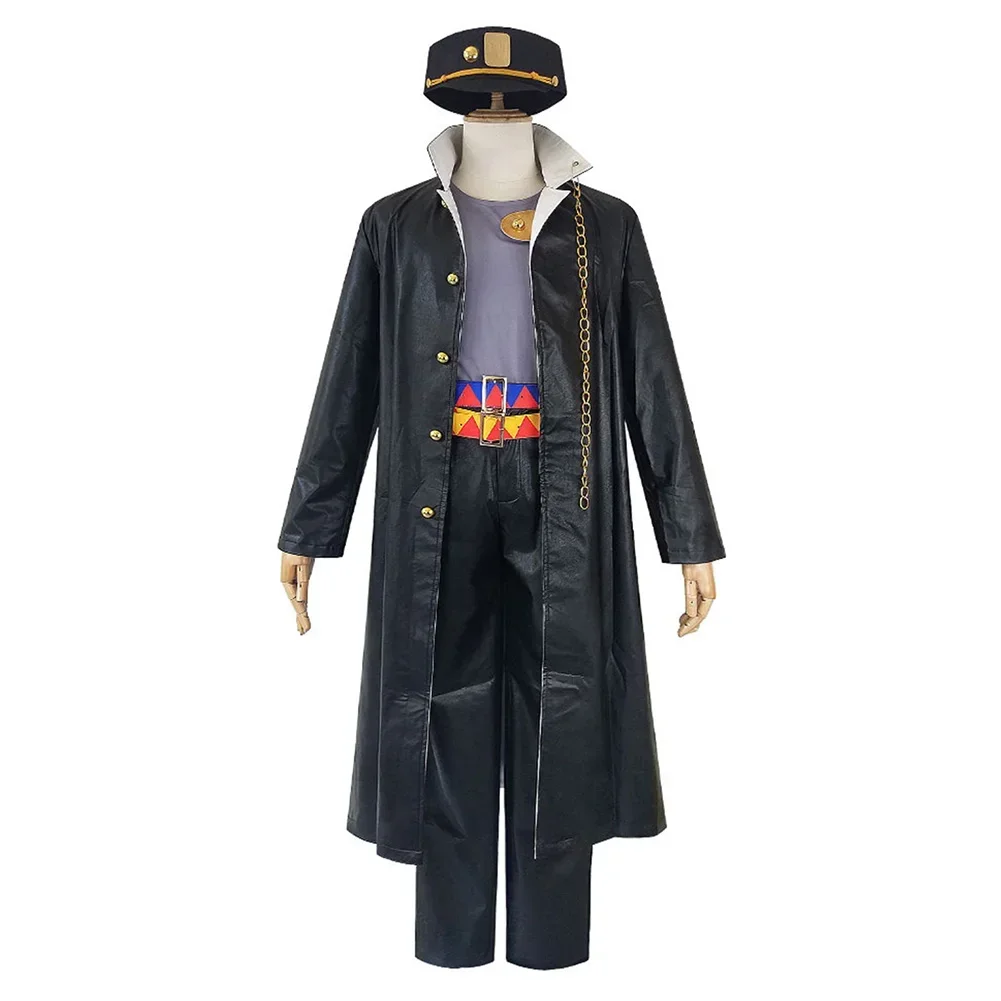 Jojo 'S Bizarre Adventure - Golden Wind Kujo Jotaro Cosplay Kostuum Outfits Halloween Carnaval Costume