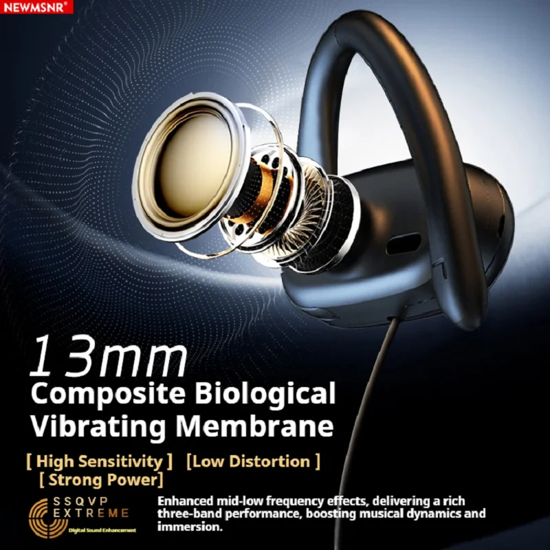 فتح الأذن نوع C & 3.5 مللي متر سماعات أذن سلكية صوت ستيريو سماعات أذن رياضية ألعاب سماعات للأعمال سماعات مع ميكروفون عالي الدقة لسامسونج #2