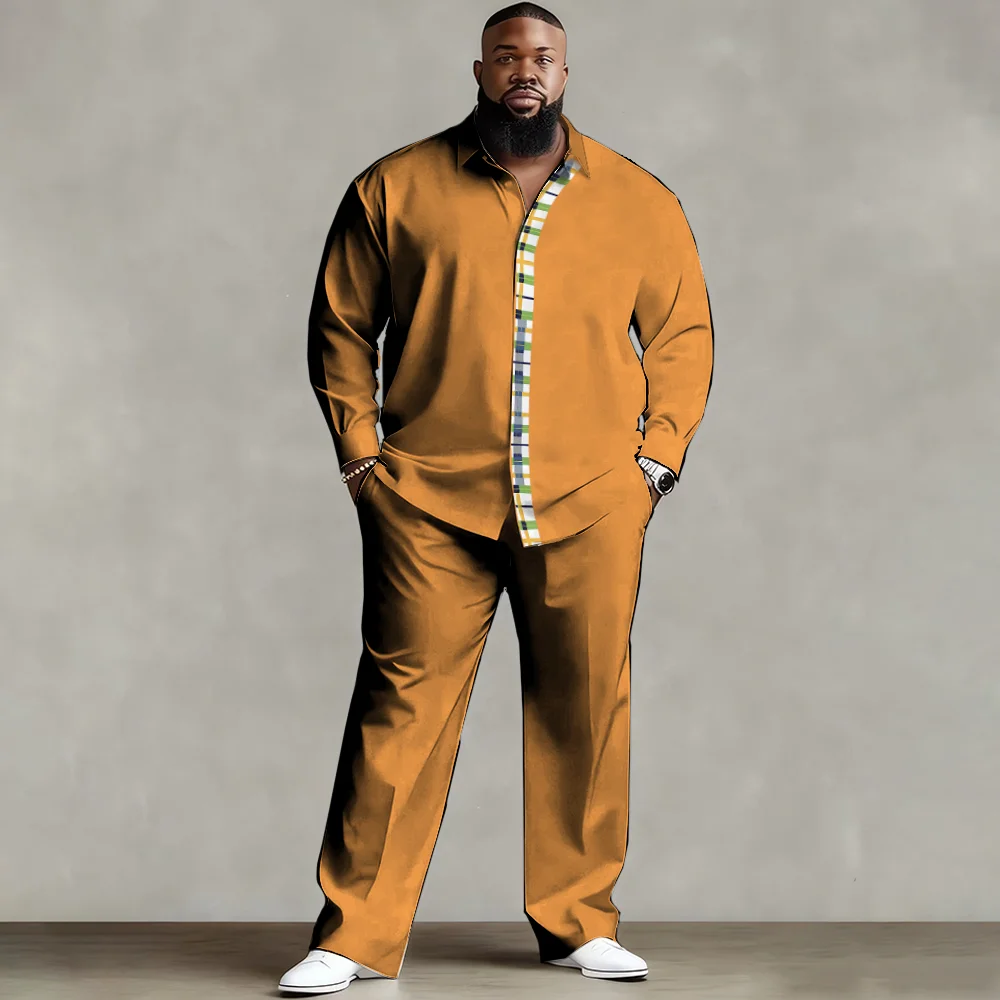 

Комплект мужской рубашки больших размеров S-9xl: этническая подвеска — дышащая ткань, мягкая винтажная этническая графика, устойчивая к морщинам,