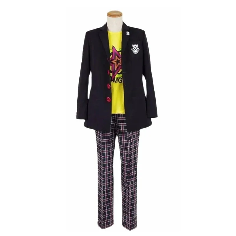 

Unisex Anime Cos Ryuji Sakamoto Cosplay Costume Halloween Uniform Custom Size