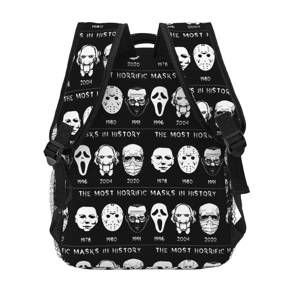 Horror Masks Backpacks Boys Girls Bookbag Children School Bags Cartoon Kids Rucksack Shoulder Bag Large Capacity