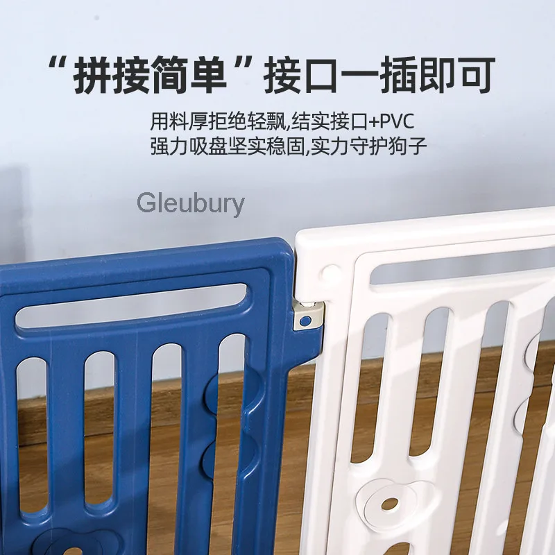 Dog fence, indoor pet enclosure, small dog modular playpen, suitable for home use, dog cage, medium-sized dog protection