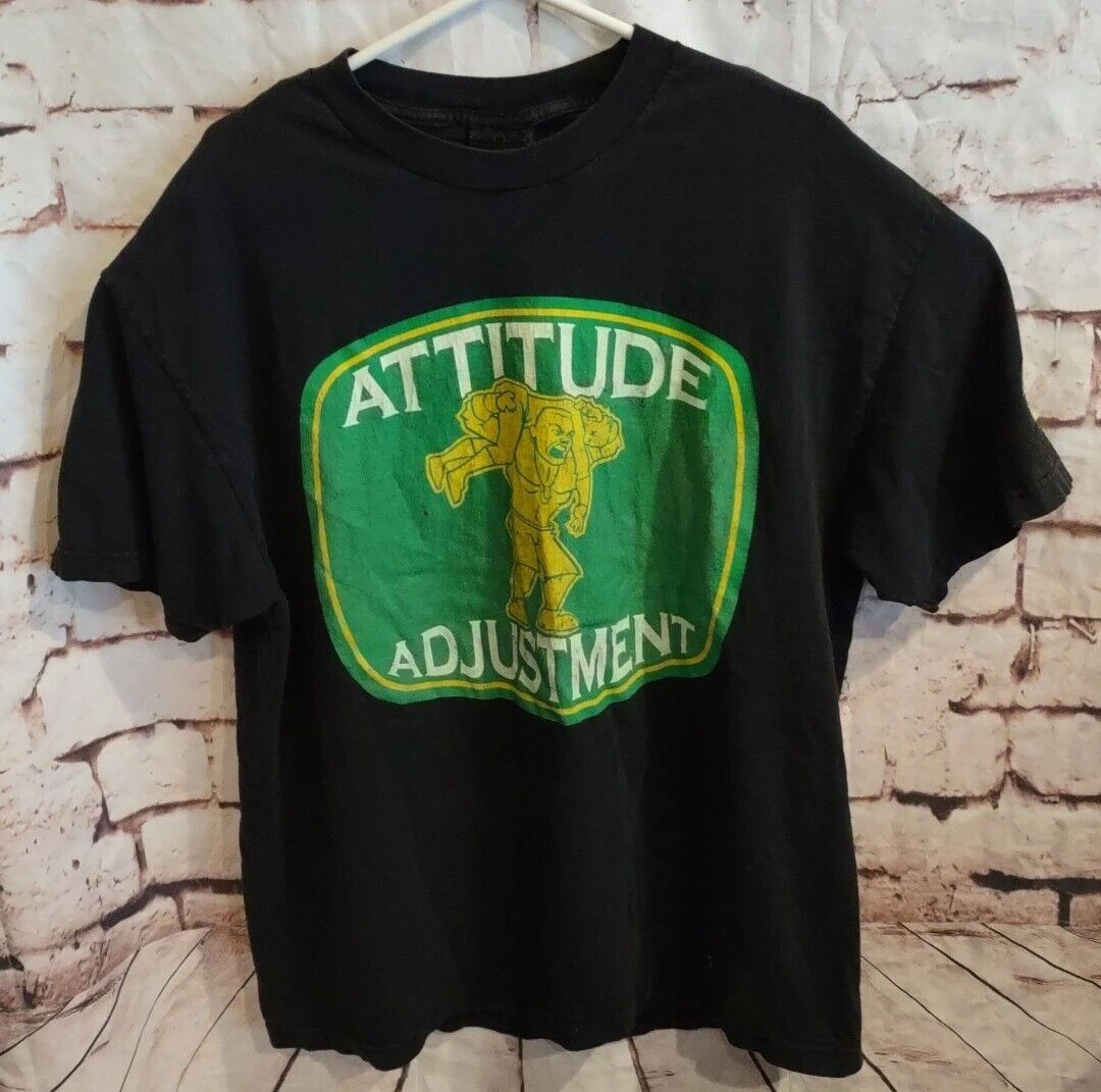 Wrestling John Cena Attitude Adjustment Tee T-Shirt Men’s