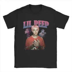 Lil Peep Men's T Shirt Vintage Tees Short Sleeve Crew Neck T-Shirt Pure Cotton Unique Clothing