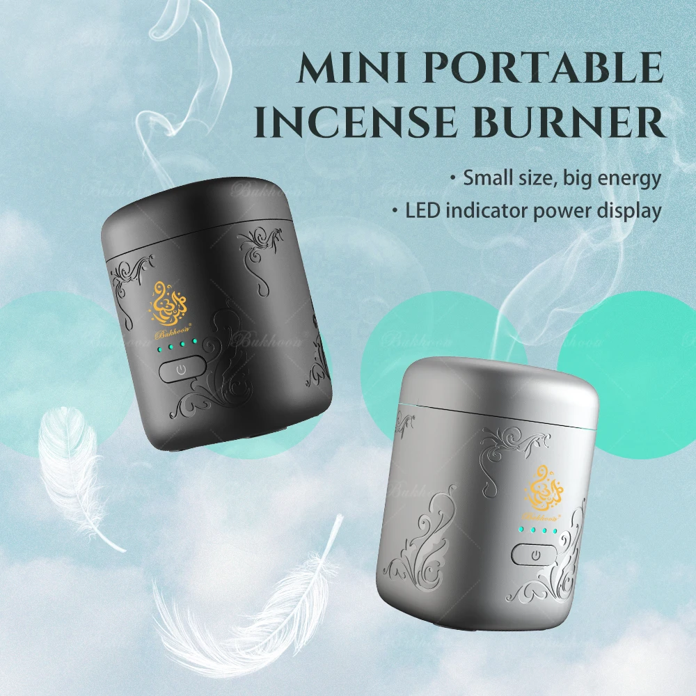 

High Quality Mini Portable Electric Incense Burner Oud Stick Bakoor Ramadan Dukhoon Arabic Aroma Diffuser For Home Office Car