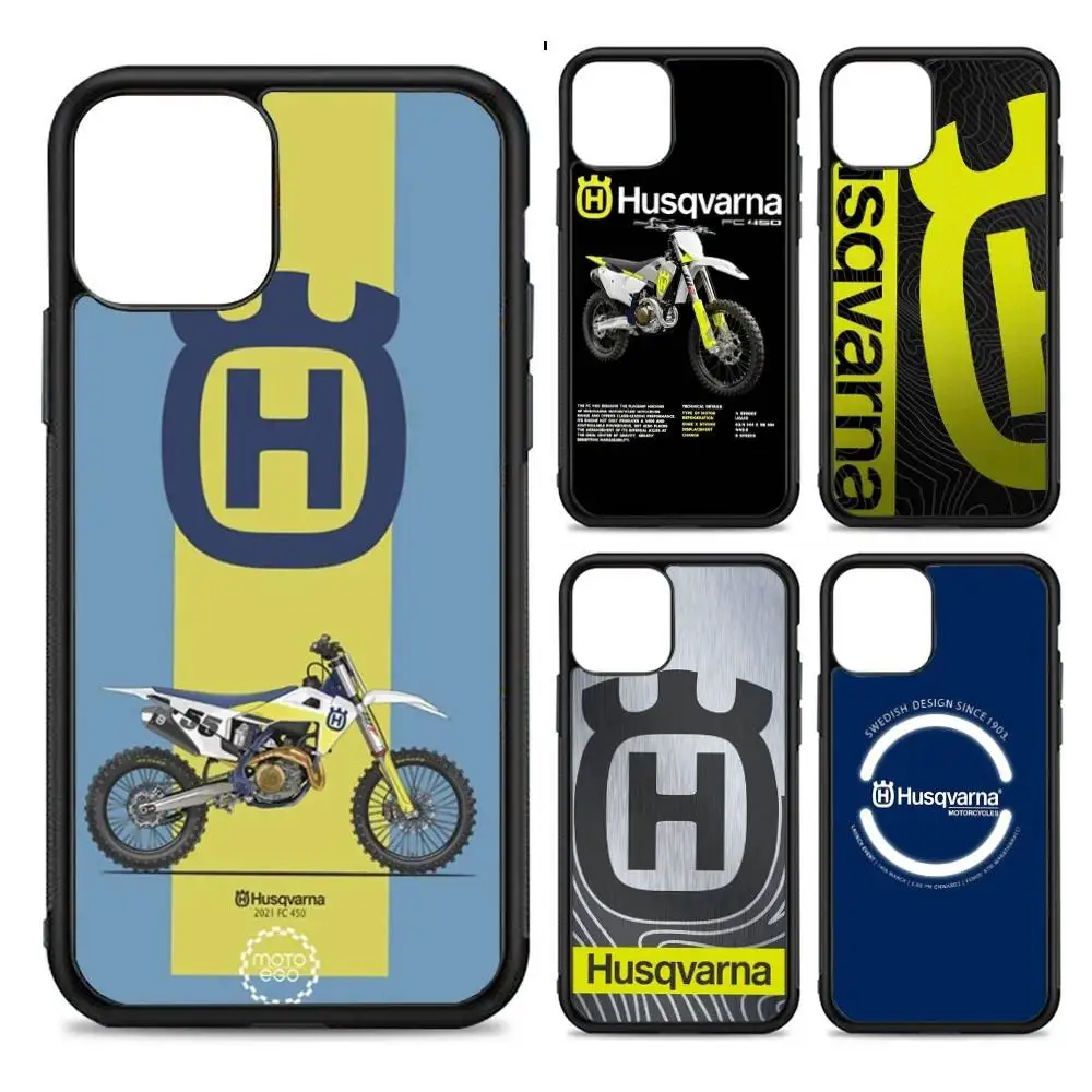H-Husqvarnas Logo For Iphone 17 Air 16 15 14 13 12 11 Pro Max TPU+PC Plus Shockproof Back Phone Cover
