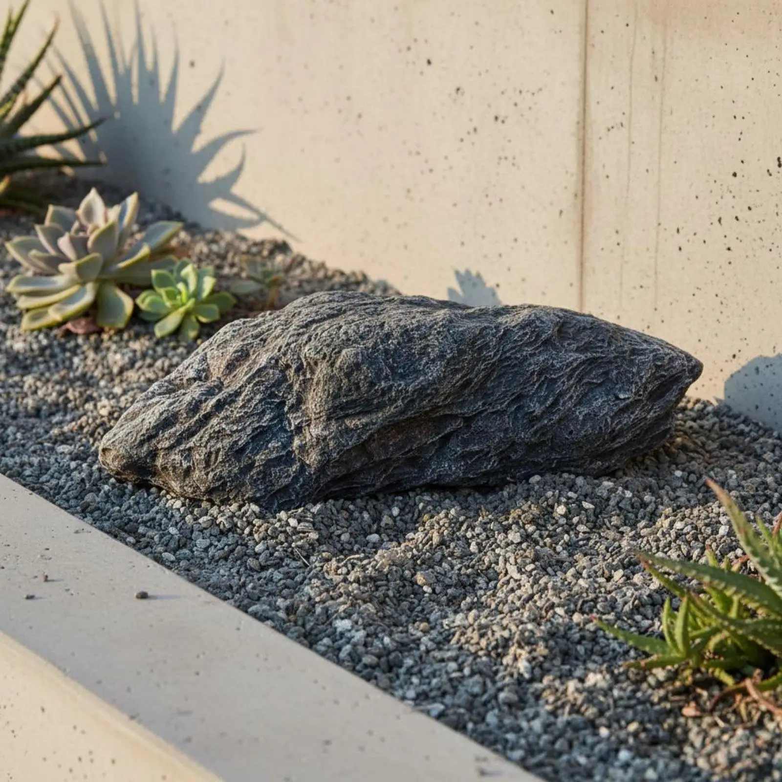 Faux Foam Rock Landscape Stone Effect Decor Indoor Outdoor Landscaping for Home Lawn Garden