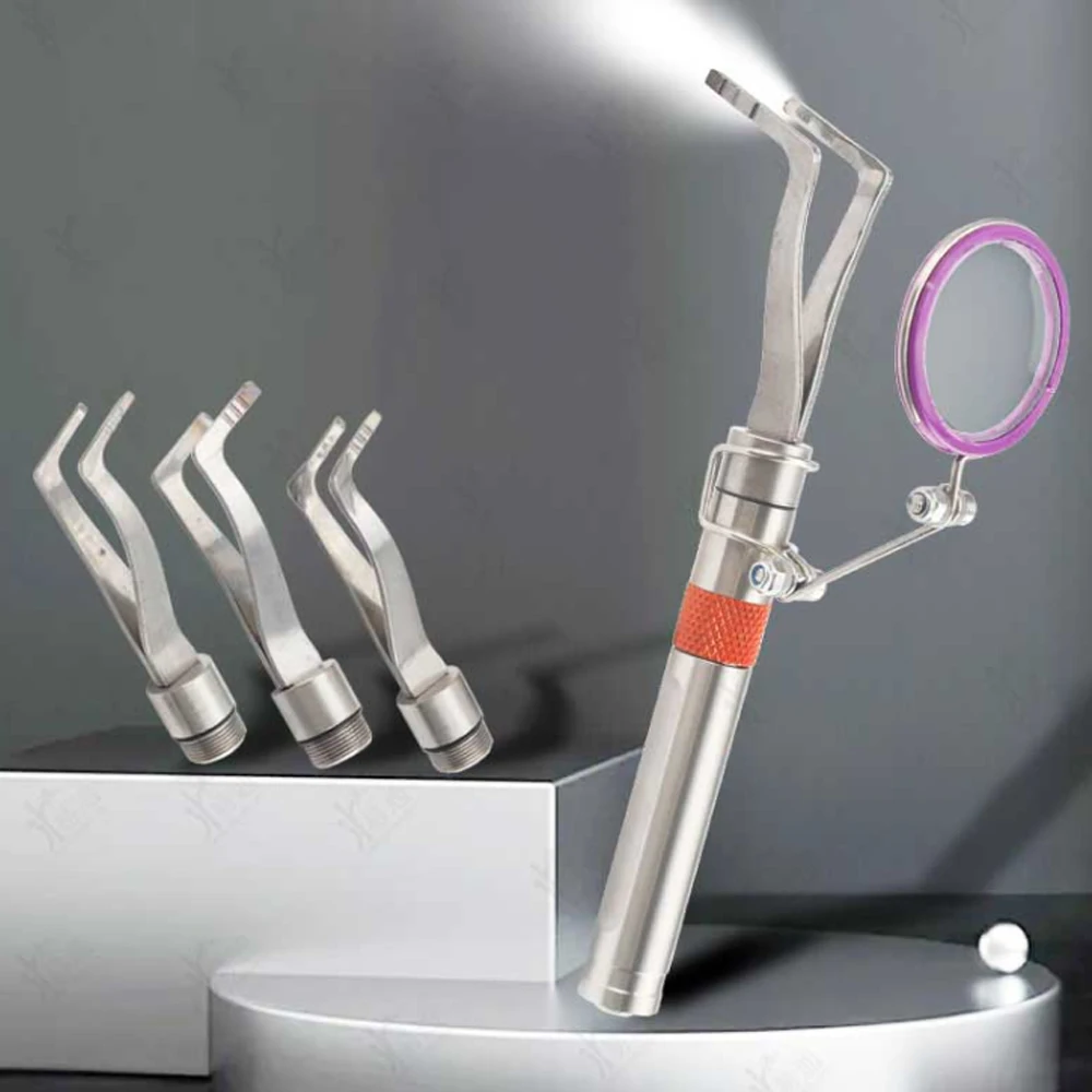 Ultra-bright Optical Fiber Clips 4PC Y Tension With Light Wrench Lock Opener Tool Car lock Push Rod