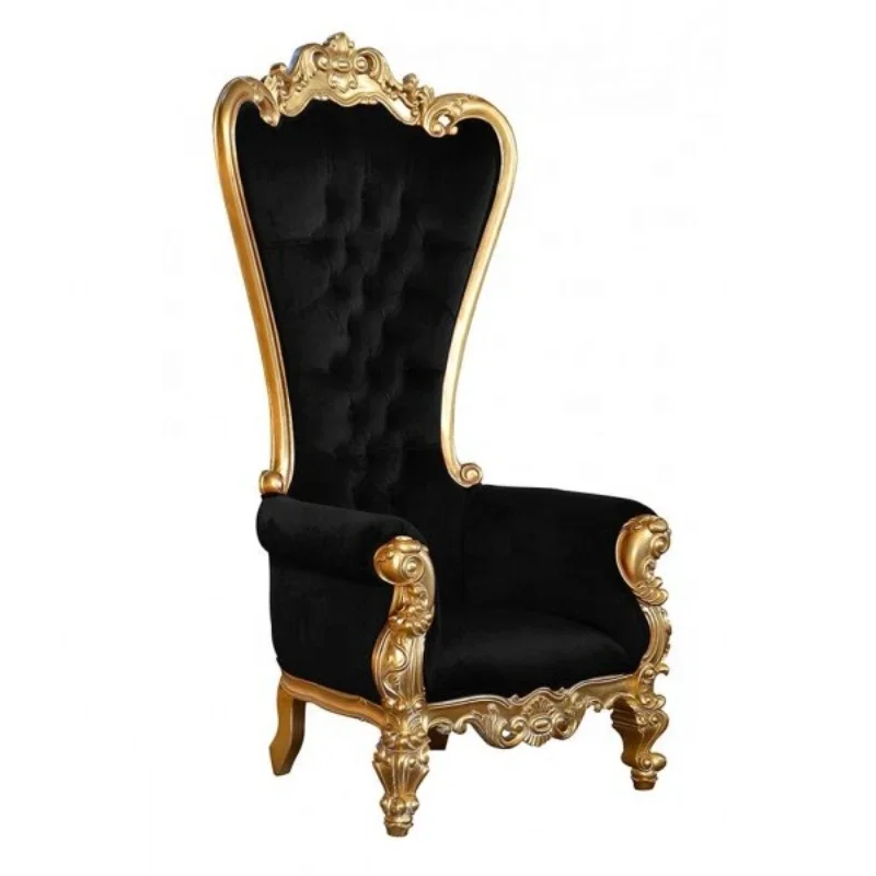 

multi color black pink king and queen throne chair