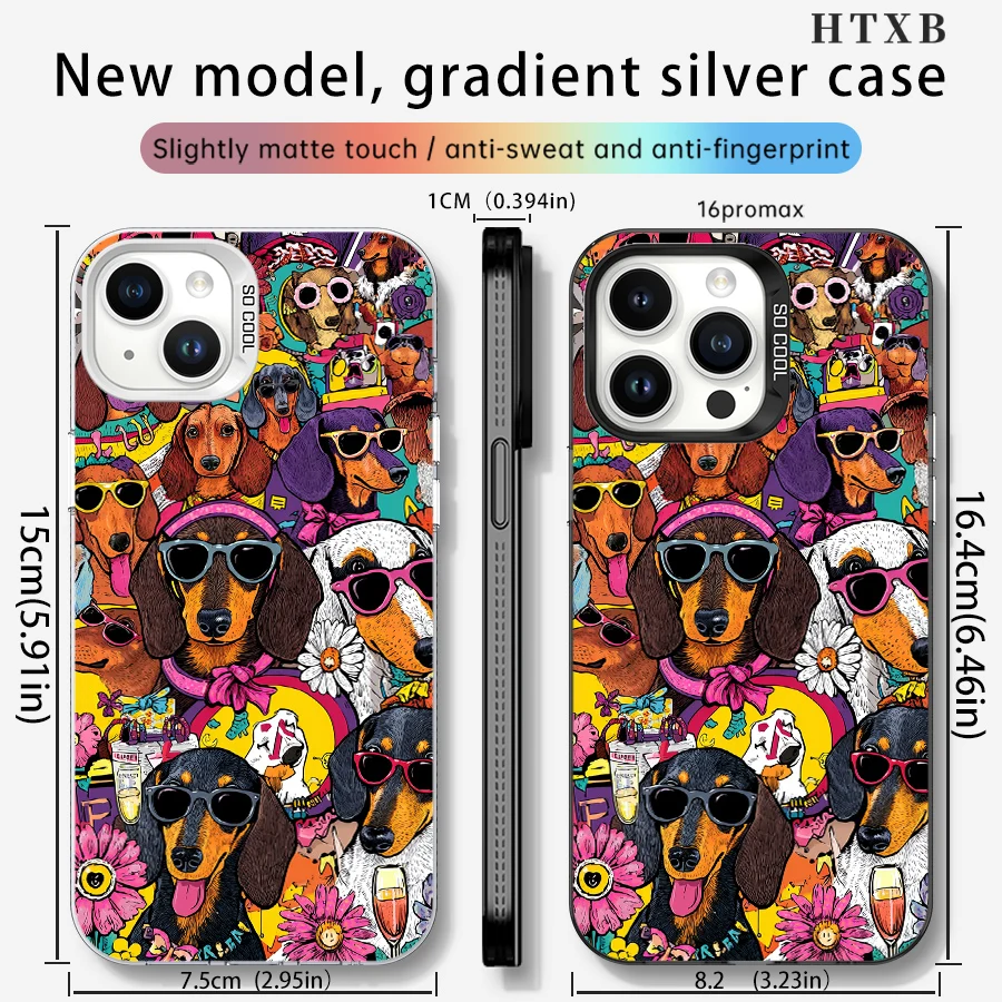 هاتف Cool Dog Party لهاتف iPhone 17 إلى 11 Pro Max Plus #2