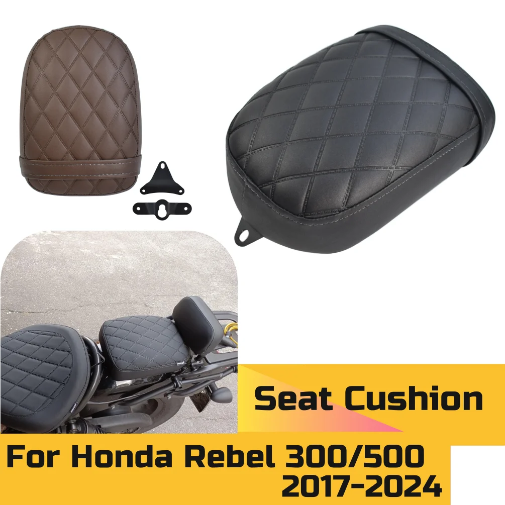 

CMX300 CMX500 Rear Seat Pad For Honda Rebel CM CMX 300 500 2017-2024 2023 Passenger Seat Cushion Cover Motorcycle Accessories