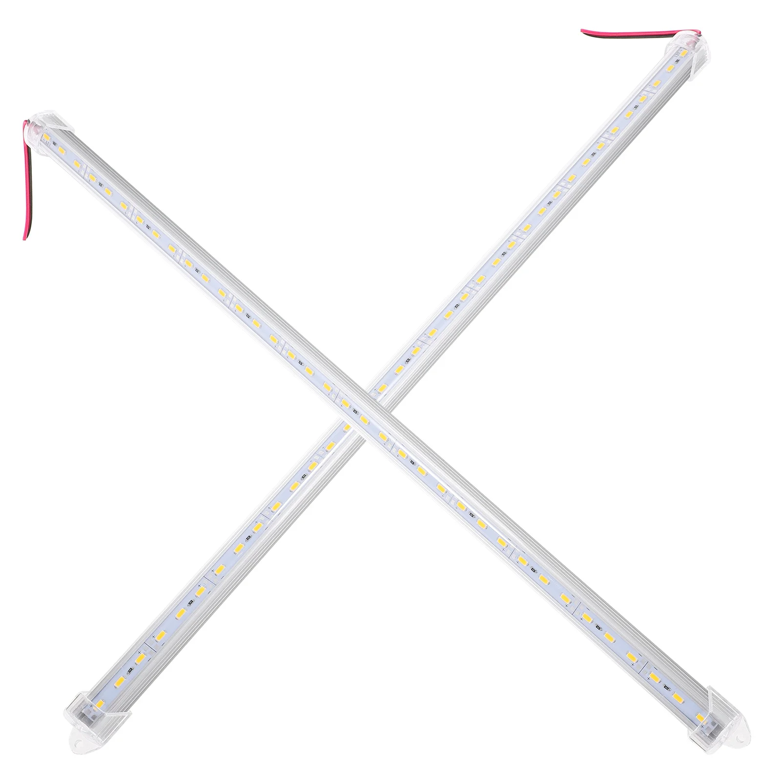 

2pcs Led 50Cm Warm White 12V 14. Rigid Strip Lights For Cabinet Backlighting Home Decoration Aluminium Ip65 Trailer