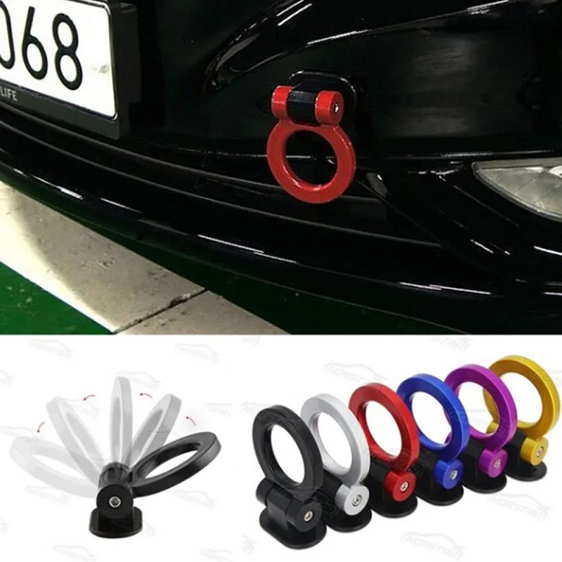 

Decorative Fake Tow Hook Sticker Kit Universal Fit Car Bumper Exterior Accessories, Auto Body Styling Decals Non-Functional