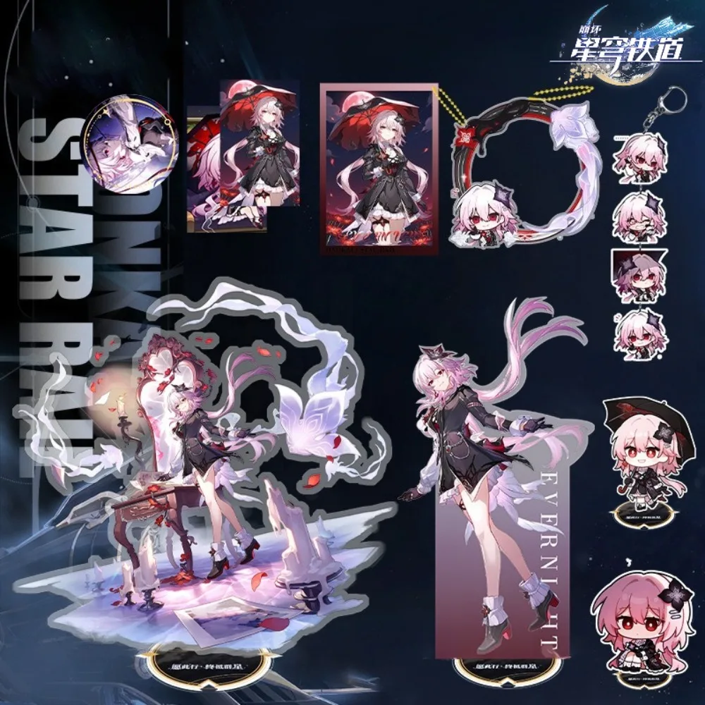 

Honkai: Star Rail Anime Merch Acrylic Stand March 7th Game Merch Chibi Style Pendant Badge Fan Must-Have Collectible Gift