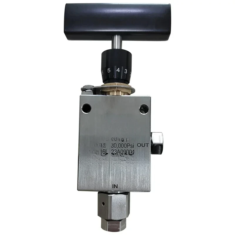 Usun Brand Model: HS30126-F  replaceable  seat Angle type  High pressure micro metering Stainless steel manual  valve