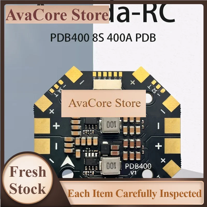 AvaCoreAocoda-RC PDB400 8S 400A PDB Distribution Board PDB for RC Quadcopter Drone Fixed Wing Ammeter
