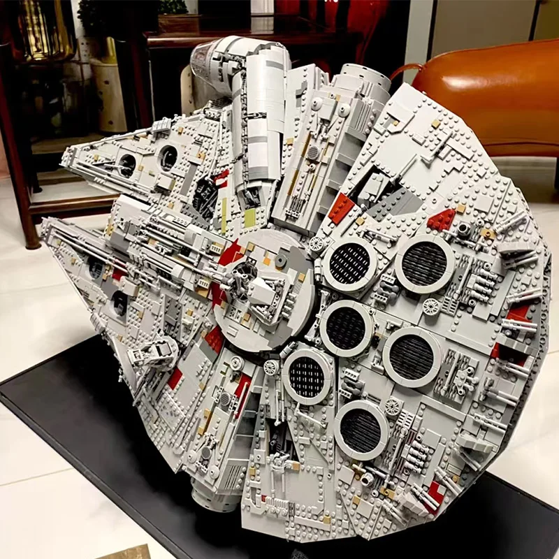 

UCS большой корабль тысячелетия сокол строительные блоки кирпичи MOC игрушки для взрослых и детей подарки на день рождения и Рождество