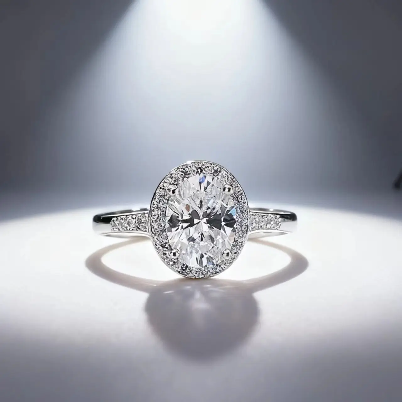 

Роскошное кольцо с овальным муассанитом 8 карат, серебро S925, для женщин, сверкающее, с имитацией бриллианта, обручальное, ювелирное изделие, Anillos De Prata