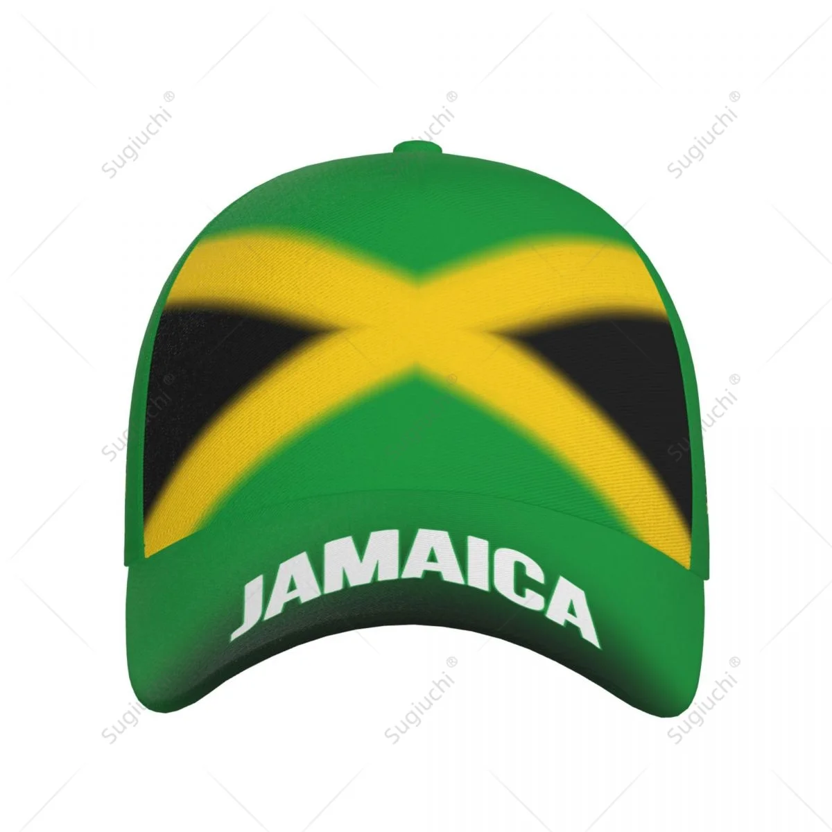 Unisex Baseball Cap Hat Jamaica Flag Gradient Color 3D Printing for Tennis Outdoor Bike Bicycle Golf Baseball Sports Fans