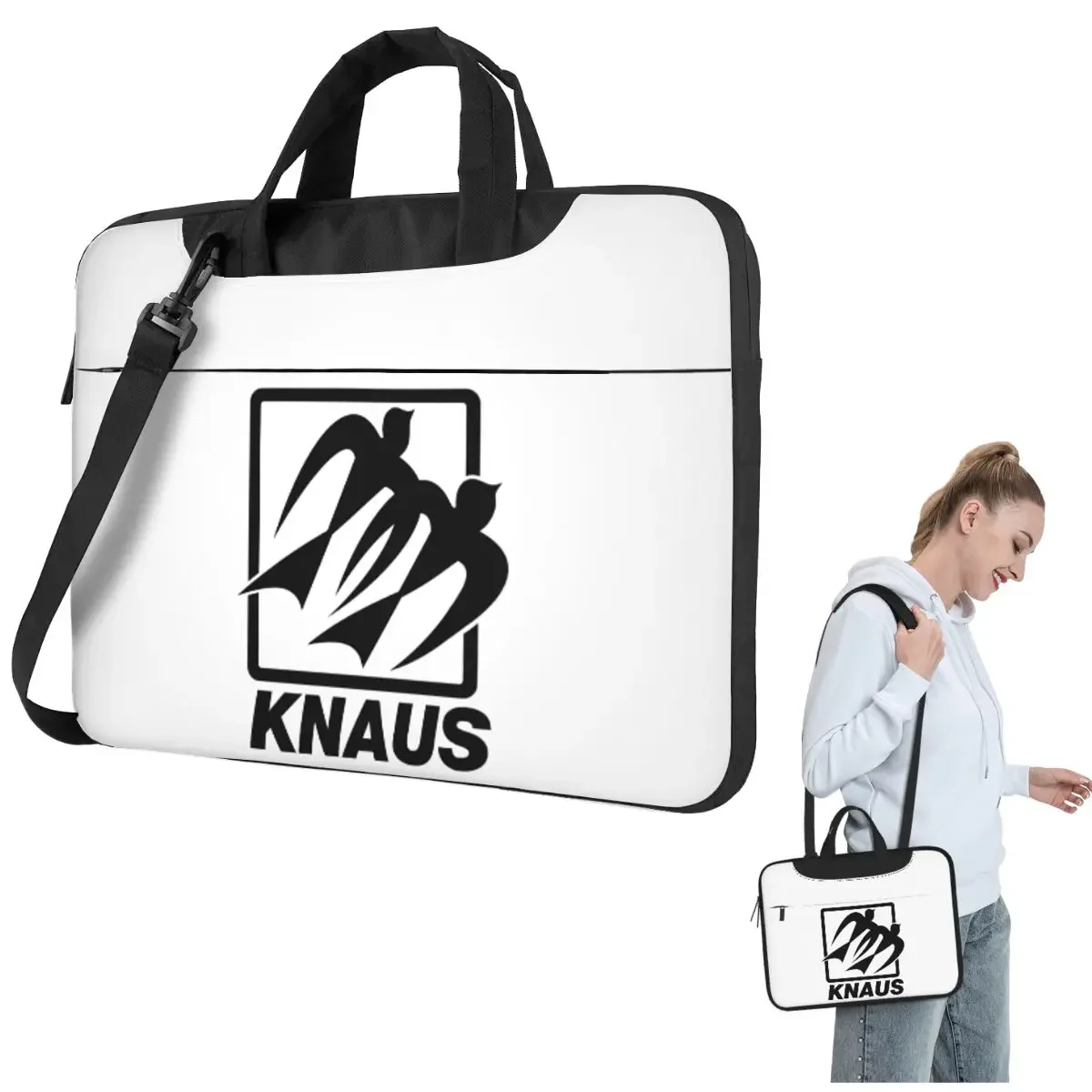 Knaus Caravan Crossbody Laptop Bag Case Computer Bag 13 14 15.6 Inch Notebook Pouch for Macbook Pro