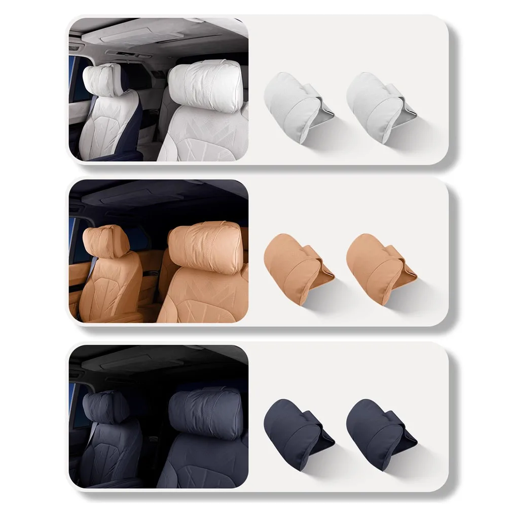 

Оригинальный цветной подголовник автомобиля, поясничная поддержка для ZEEKR 9X 2025 2026, аксессуары для модификации автомобиля, мягкая и удобная подушка для шеи