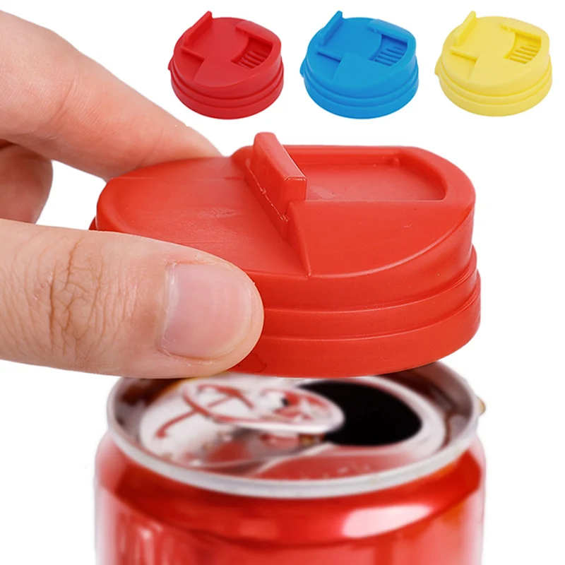 Beverage Can Covers Reusable Sealing Bottle Caps Plastic Leak-proof Drinks Protector Multi-color Soda Water Bottles Accessories