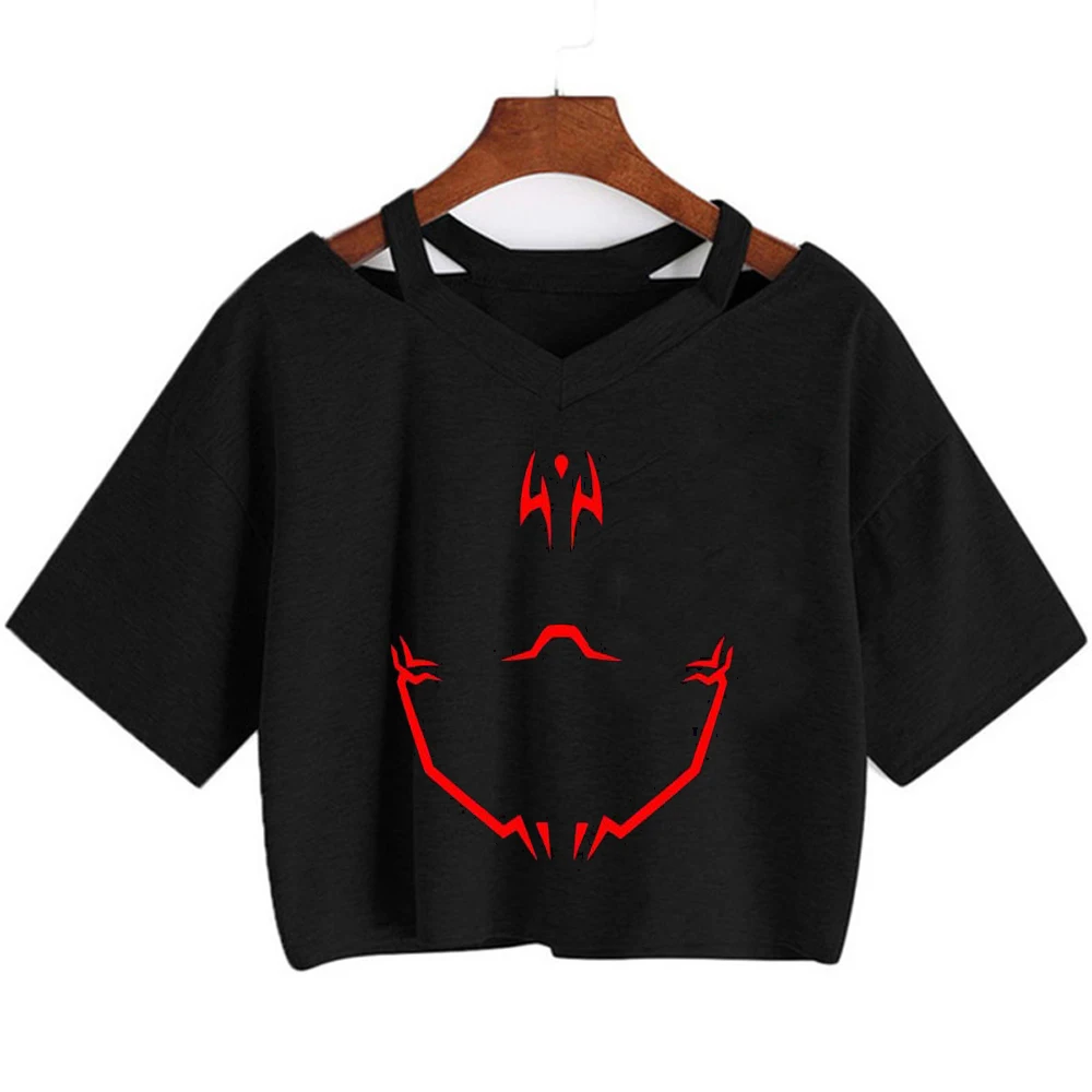Jujutsu Kaisen crop top girl baddie cheap alternative  japan japanese t shirt kawaii dollette harajuku