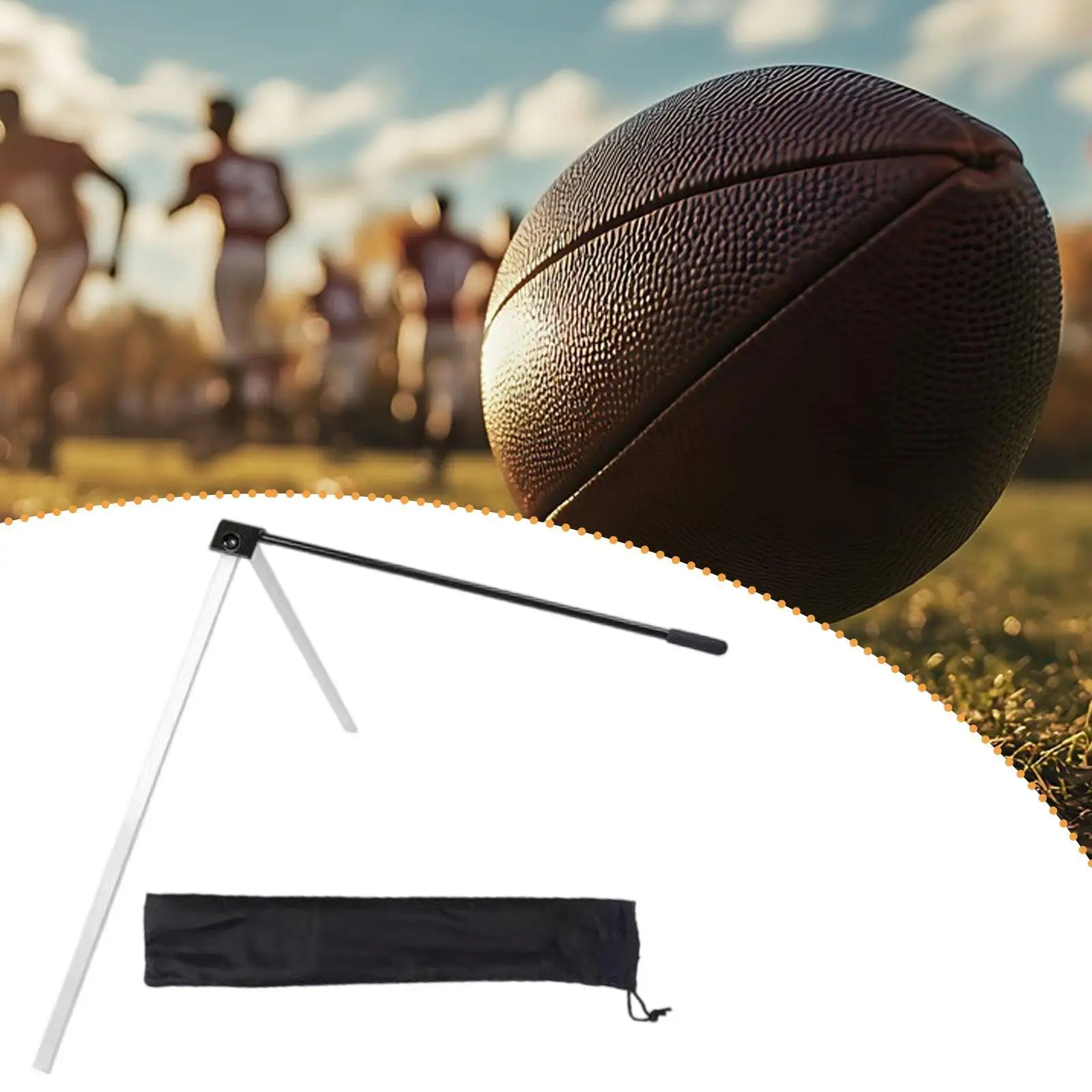 Supporto per pratica di rugby con supporto per pallone da calcio per calcio Kicking Tee