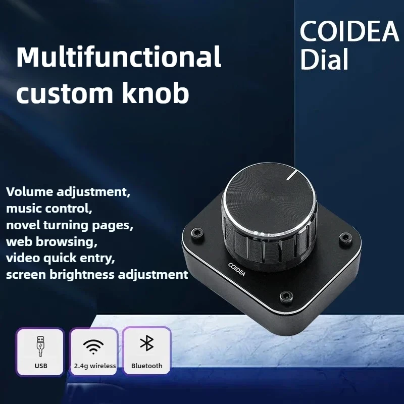 COIDEA Dial BT0X1 Single Knob Wireless Custom Fader Multi Functional 3Mode USB/2.4G/Bluetooth Knob Mini Portable Knob Gifts