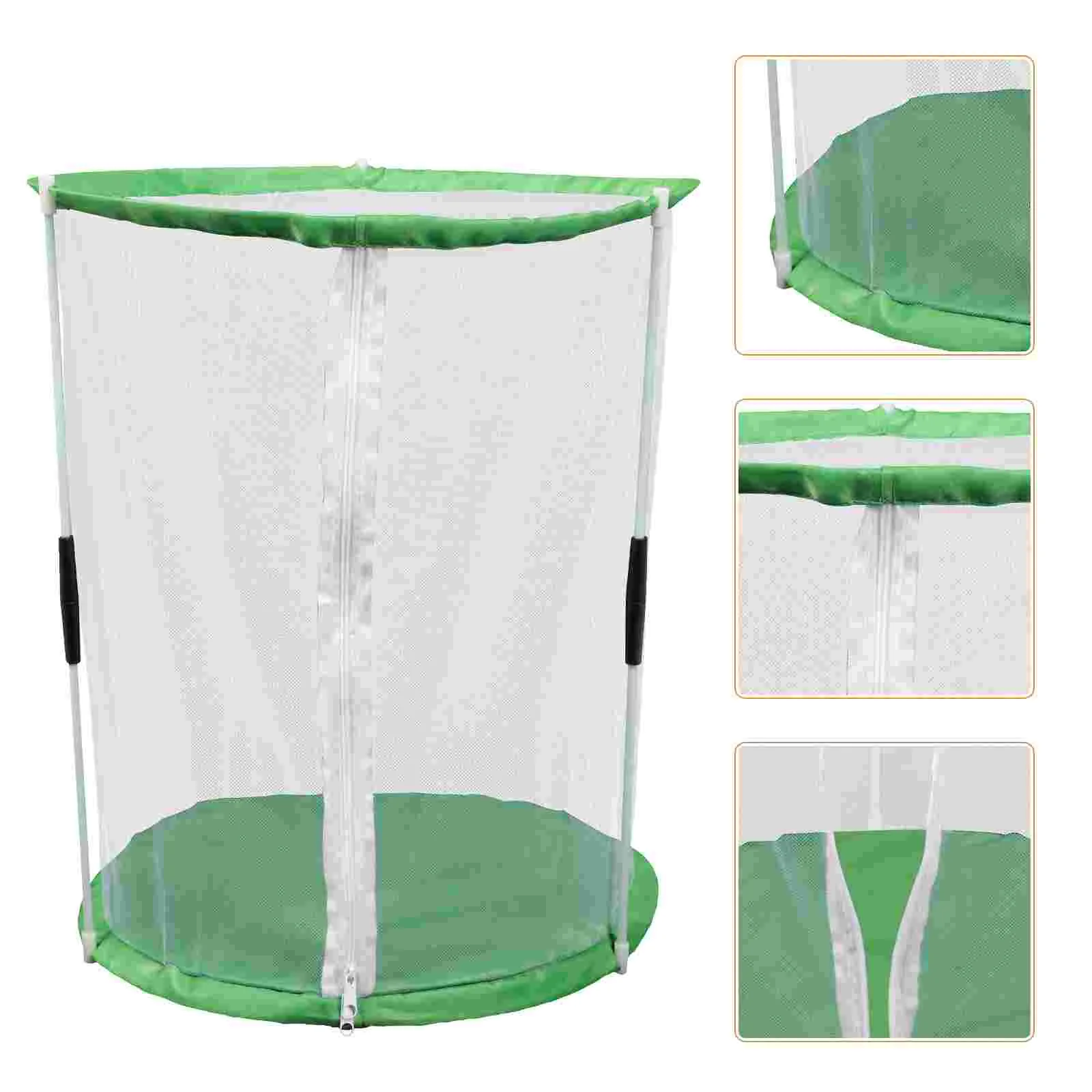 Barrel Insect Cage Butterfly House Outdoor Exploration Butterflies Terrarium Nature Tool Pop-up Habitat Foldable