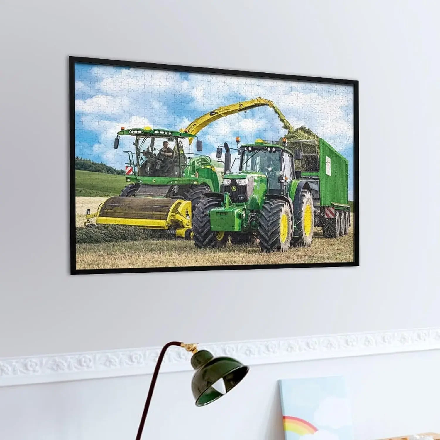 Holzpuzzle 300/500/1000 Teile Puzzle Bagger Umweltfreundliche Bodenpuzzles für Erwachsene Kinder Familienspaßspiele