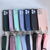 A 71 51 01 Crossbody Necklace Strap Lanyard Cord Phone Case For Samsung Galaxy A71 A51 4G 5g A21S A31 A11 A81 A91 Silicone Cover