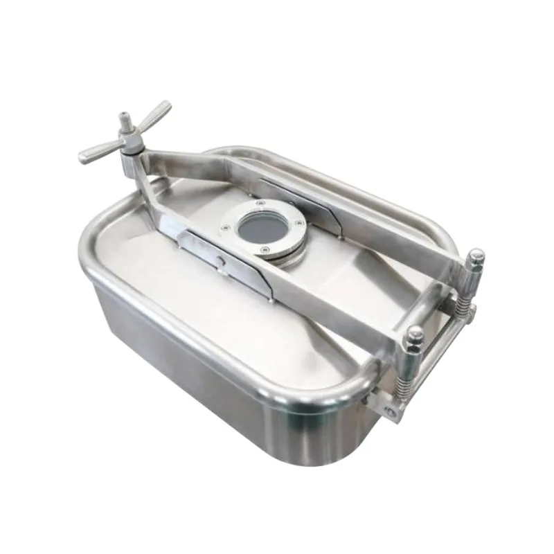 High quality beer can equipment manhole cover pressure vessel rectangular manhole