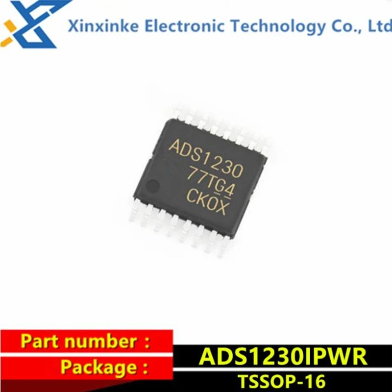 ADS1230IPWR TSSOP-16 ADS1230 Analog to digital converter - ADC 20 Bit Delta Sigma New original genuine