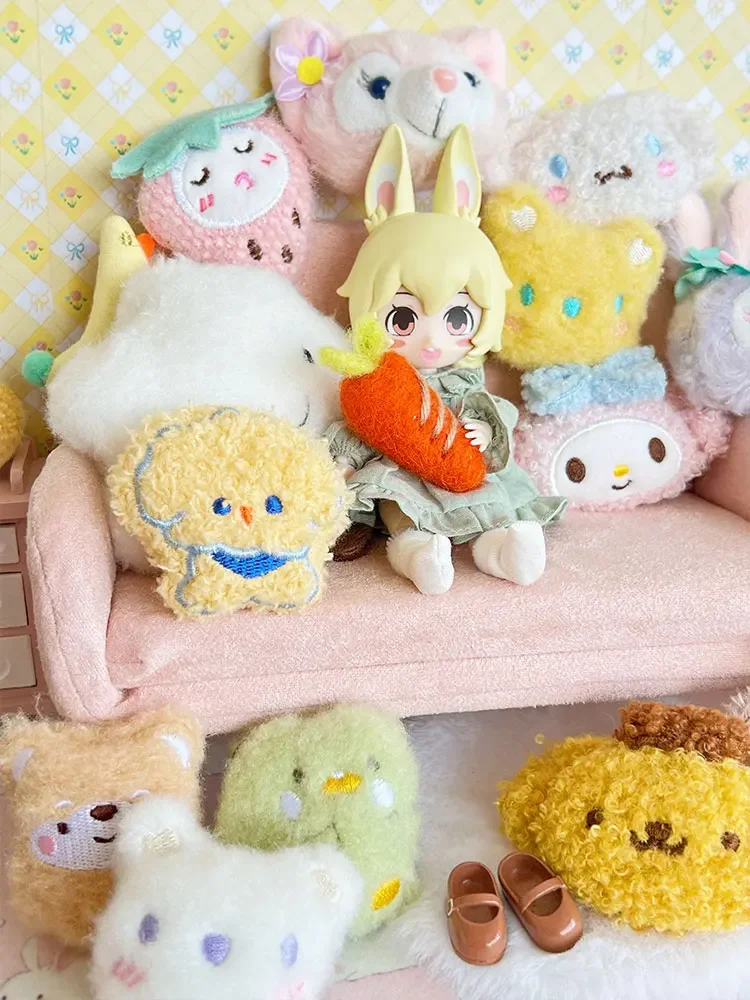 Miniature Kawaii Sofa Pillows for Dolls Cushion Pillow Mini Pillow Dollhouse Furniture Accessories Home Decoration Accessories